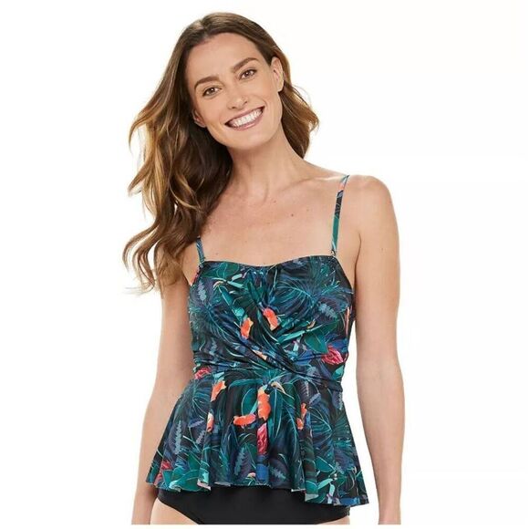 Nicole Miller Swim Top - Picture 1 of 11